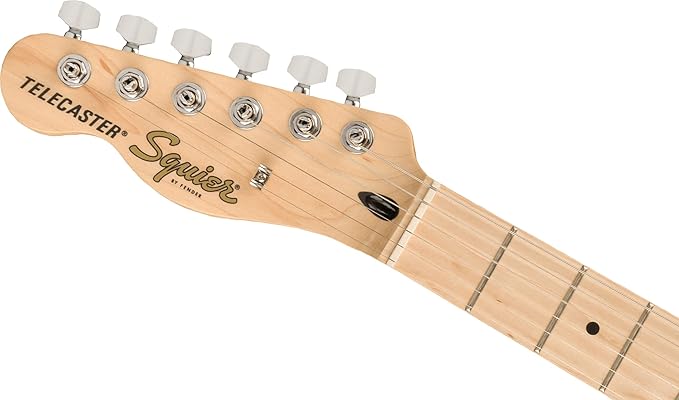 LEFT-HANDED Squier Affinity Series Telecaster Electric Guitar, Butterscotch Blonde, Maple Fingerboard
