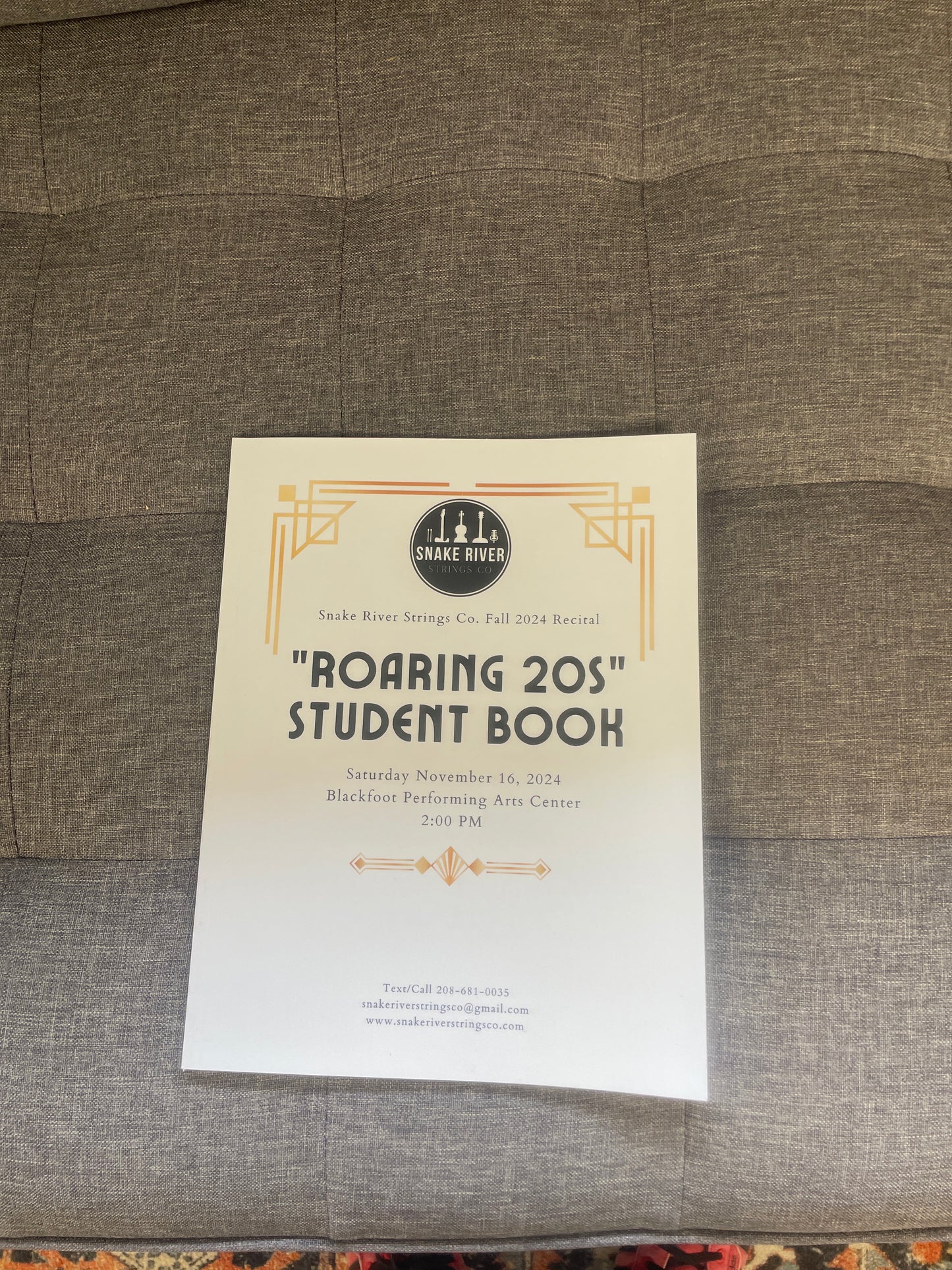 Roaring 20s Concert Book