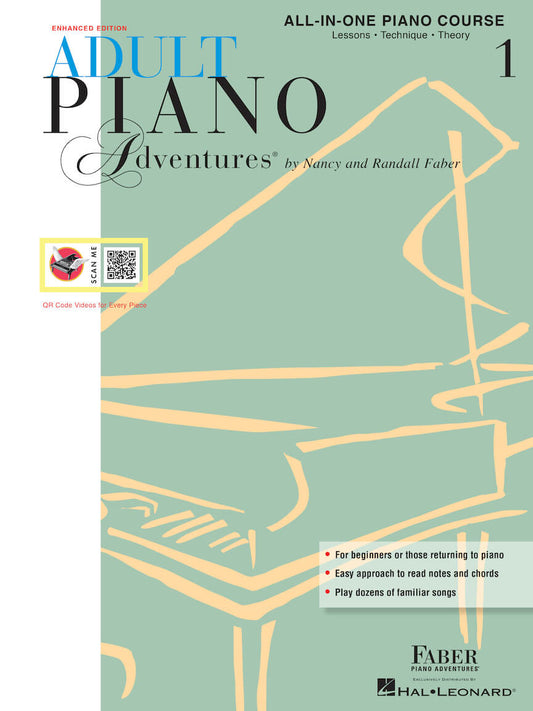 Adult Piano Adventures- All In One Course - Book 1