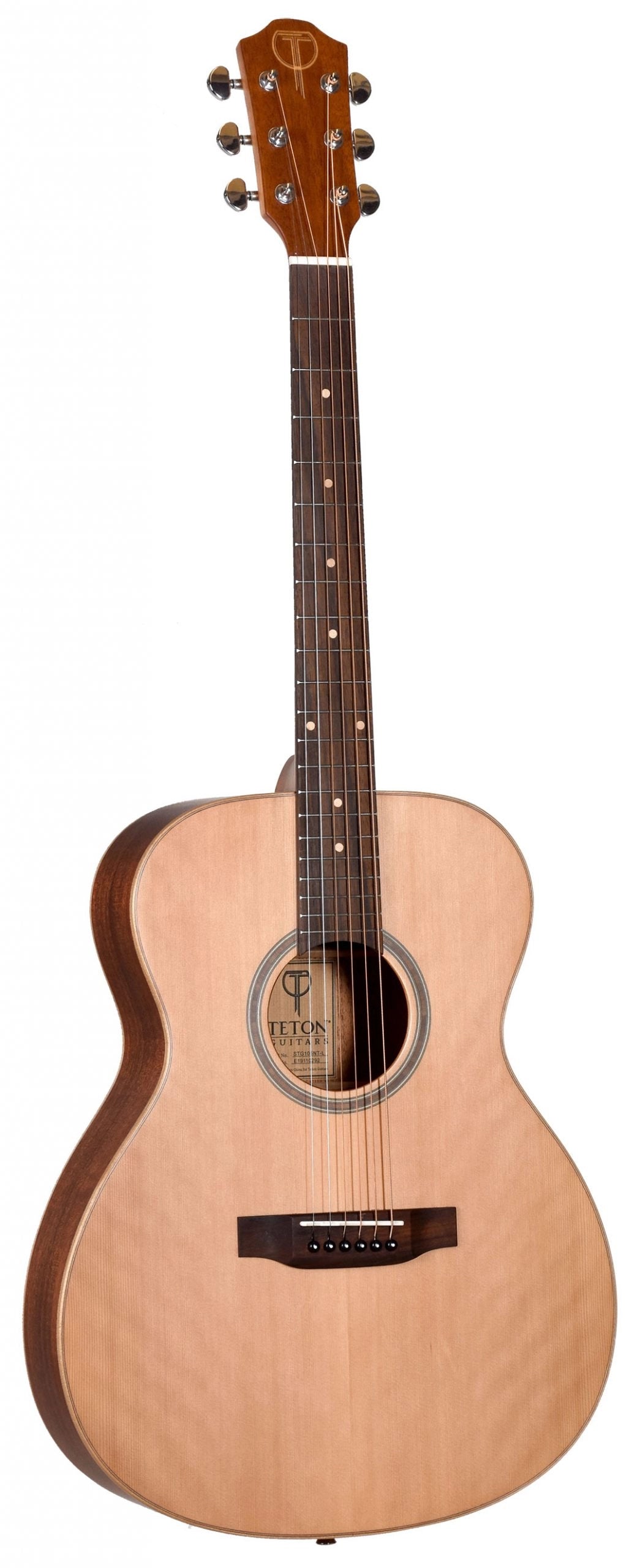 Teton Left Handed Acoustic Guitar LEFT HANDED STG105NT-L Dreadnought Body