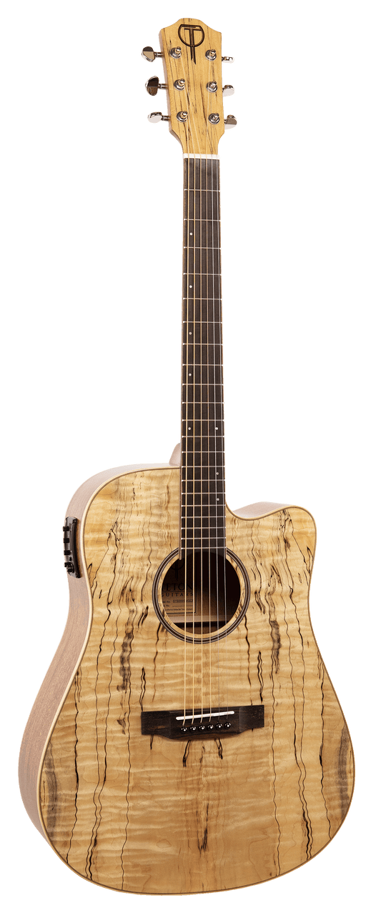 Teton Acoustic Electric Guitar STS000SMGCE Dreadnought Cutaway Body