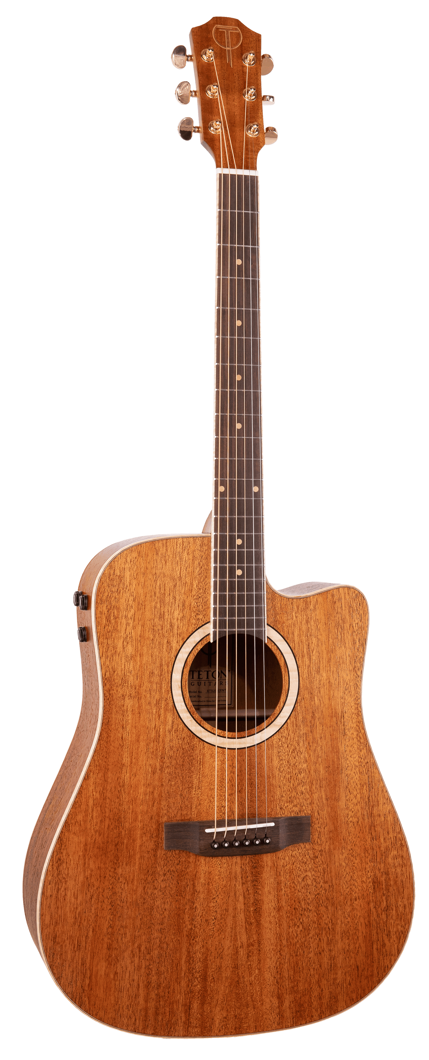 Teton Acoustic Electric Guitar STS203CENT Cutaway