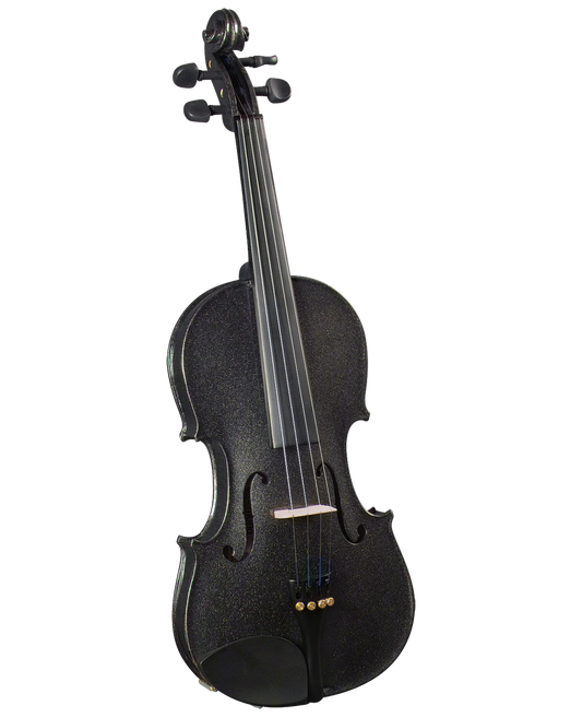 Cremona SV-75-BK Premier Novice Violin Outfit – Sparkling Black
