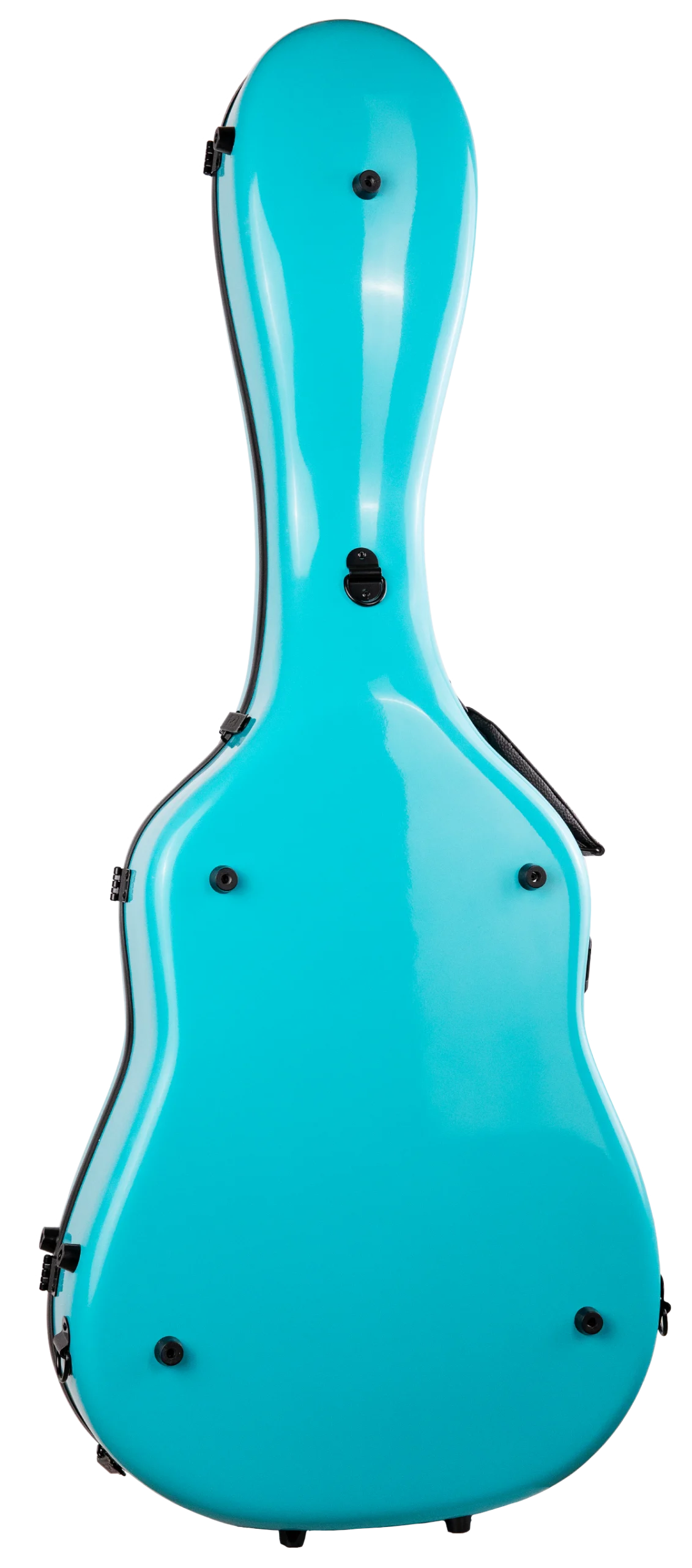 Deluxe Flight Guitar Case- Teal, TSA lock