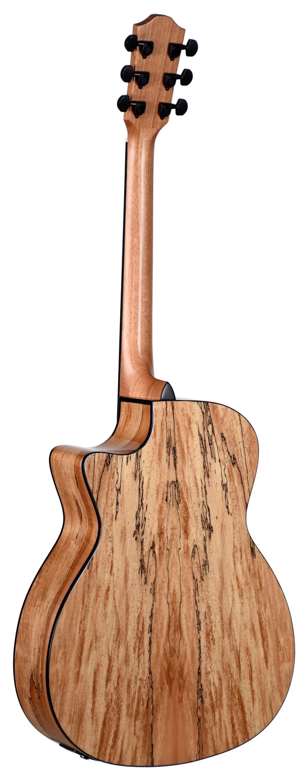 Teton STA130SMCENT Auditorium Acoustic-Electric Guitar - Spalted Maple Back & Sides
