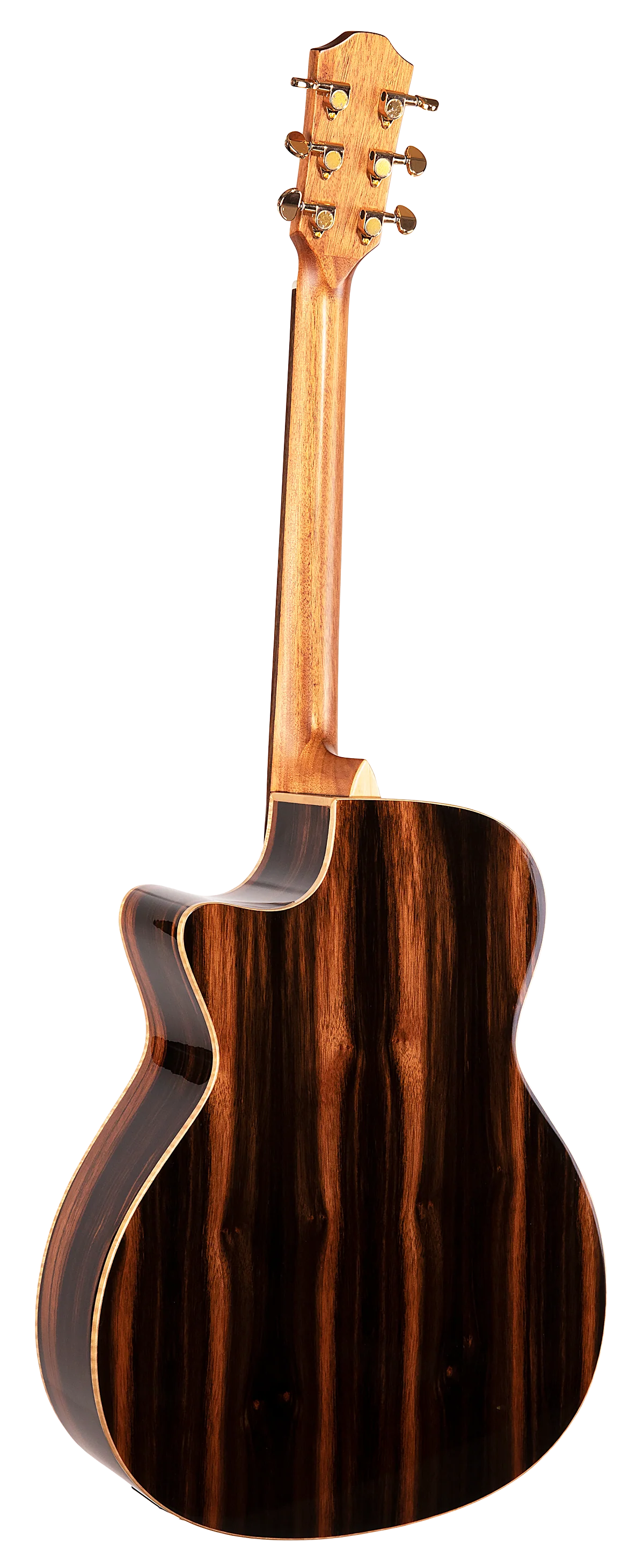 Teton STA180CEAB-AR Auditorium Acoustic Guitar - Ebony Back & Sides - Autumn Burst