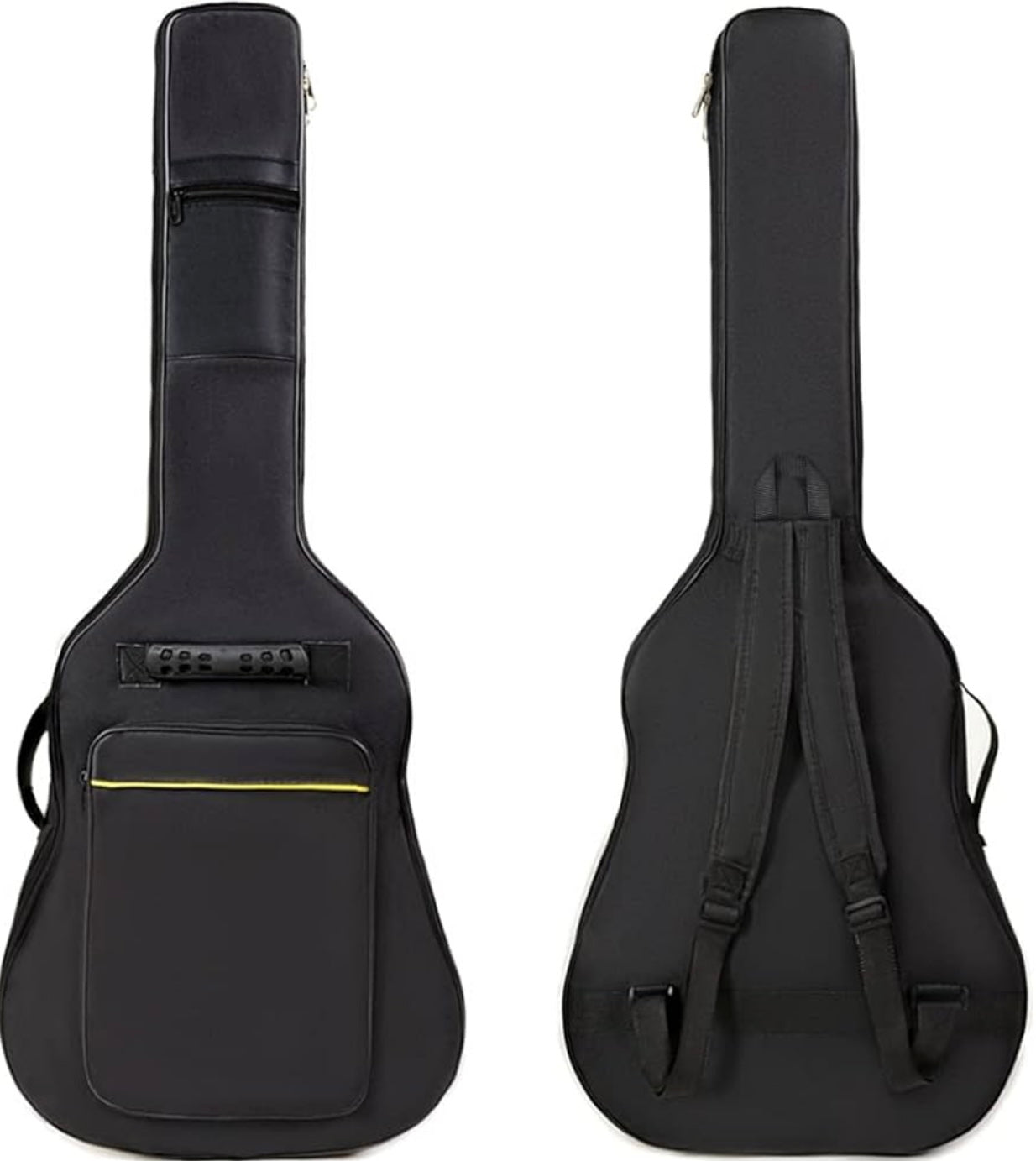 Acoustic Guitar Gig Bag Waterproof Dual Adjustable Shoulder Strap 5mm Padding Backpack with Accessories -For 36" Acoustic Guitar