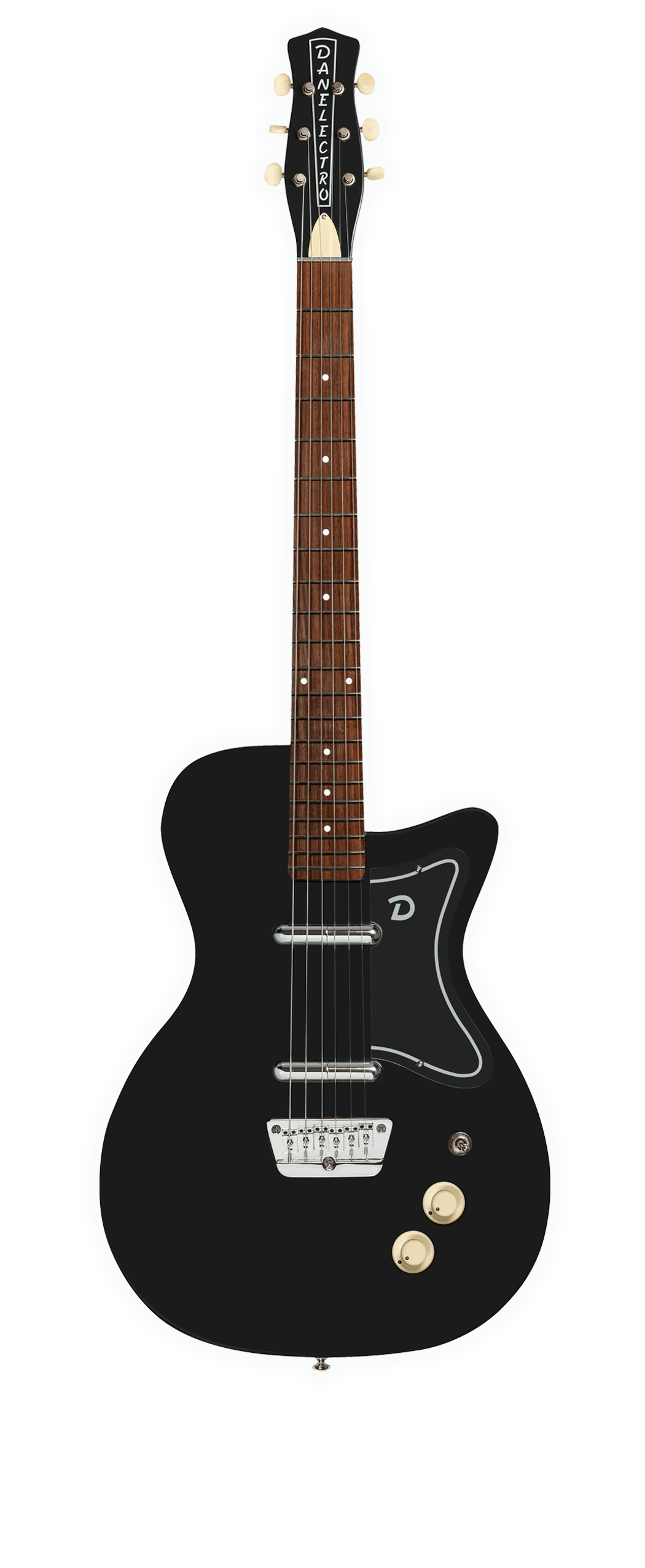 Danelectro '57 Electric Guitar - Limo Black