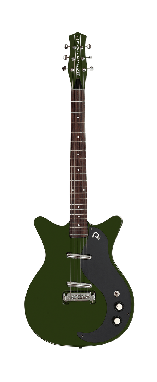 Danelectro Blackout 59 Electric Guitar - Green Envy