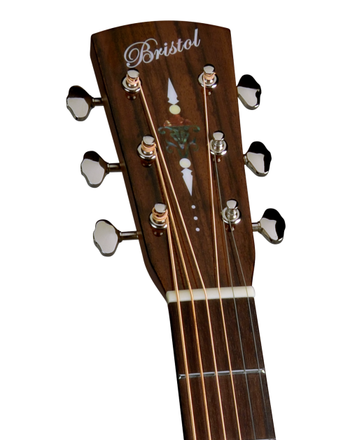 Bristol by Blueridge BD-216E Deluxe Series Acoustic Electric Dreadnaught Guitar with Case