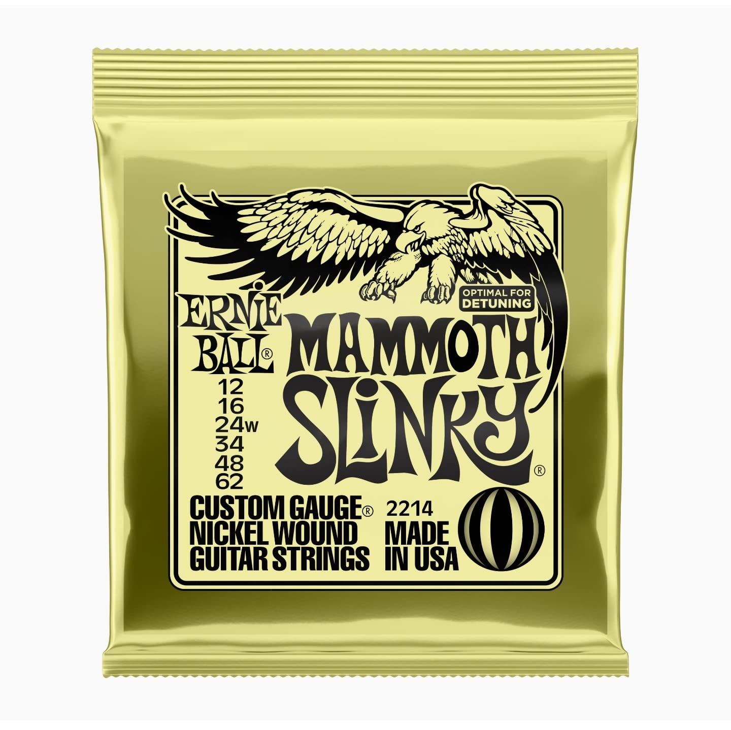 Ernie Ball Electric Guitar Strings Mammoth Slinky