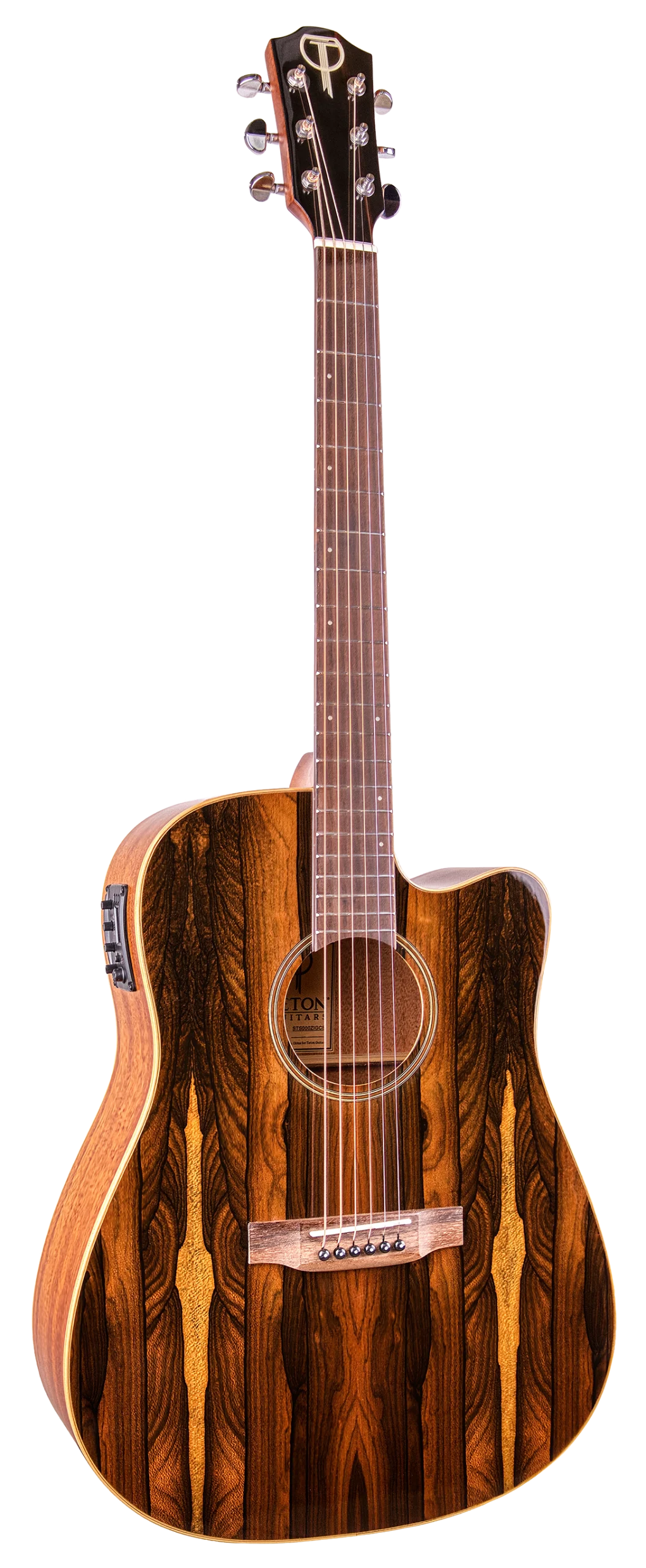 Teton Acoustic-Electric Guitar STS000ZIGCE Dreadnought Cutaway Body
