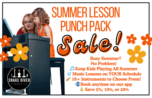 20 Pack 20% off- Music Lesson Punch Pack