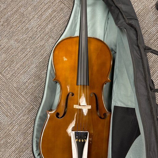 Used Cello- SC-130 Cremona Premier Novice Cello Outfit 4/4